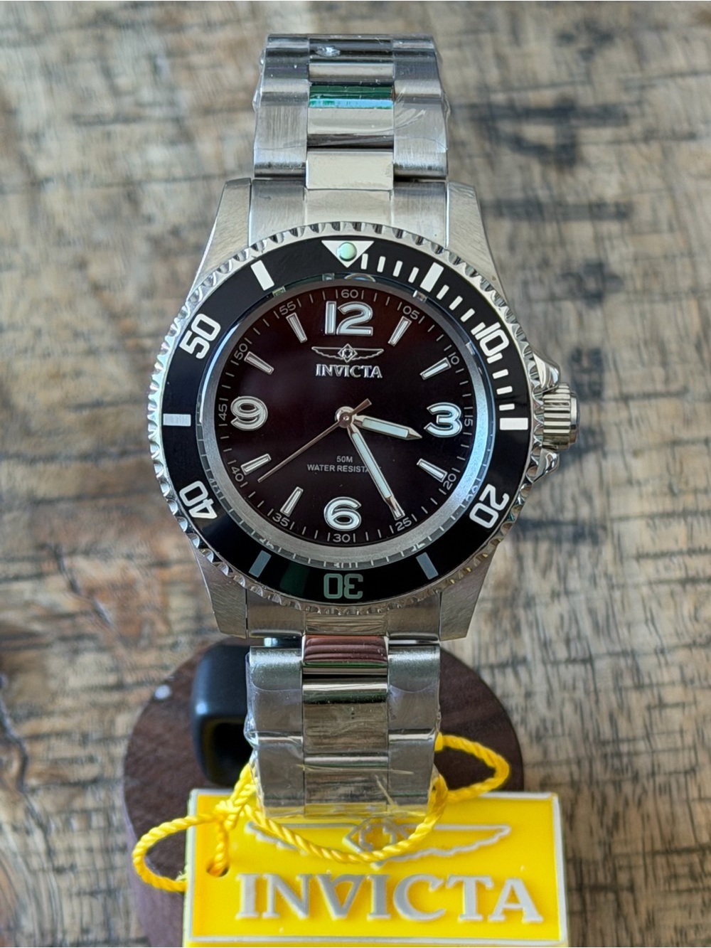 NEW Invicta Specialty Rowan Stainless Steel Dive Watch 40mm - Black Dial NIB!